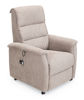 Bild på CAESAR Reclinerfåtölj 1 motor LiftUp Medium tyg Brego 3591 light brown