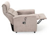 Bild på CAESAR Reclinerfåtölj 1 motor LiftUp Medium tyg Brego 3591 light brown
