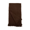 Bild på LUDDE Pläd brun 170x130cm 72% Akryl / 20% Ull / 8% Polyester Handtvätt