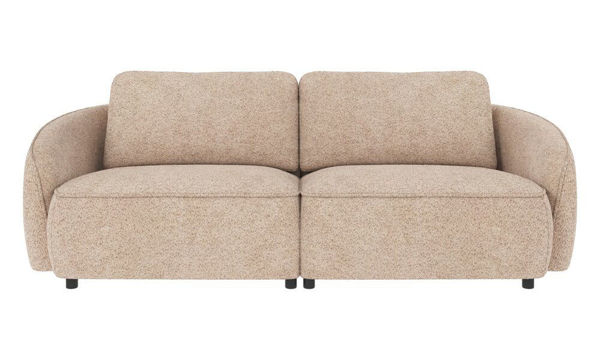 Bild på NORRIS soffa 3-sits ljusbeige tyg Anna #2 (k3)