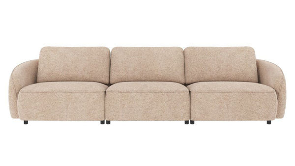 Bild på NORRIS soffa 4-sits ljusbeige tyg Anna #2 (k3)