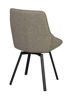 Bild på ALISON stol mörkbeige tyg/svarta metallben snurr