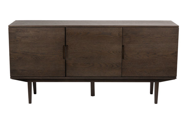 Bild på SAGAMORE Sideboard 3-dörr, brunbetsad lackad ekfanér