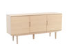 Bild på SAGAMORE Sideboard 3-dörr, vitpigmenterad lackad ekfanér