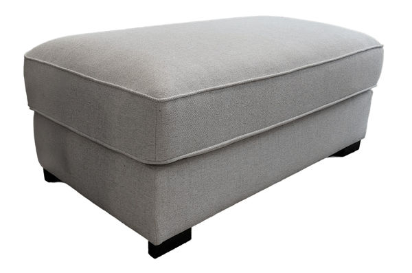 Bild på CARISSA Fotpall 108x60 tyg Sorella 01 chalk