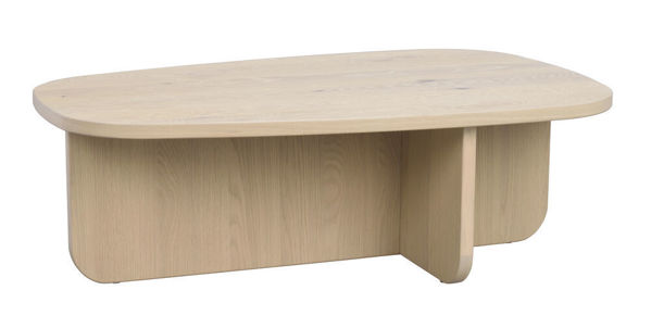 Bild på BILLINGS Soffbord 118x73 vitpigmenterad ek