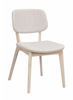 Bild på BARRETT Stol vitpigmenterad ek/ljusbeige tyg