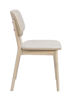 Bild på BARRETT Stol vitpigmenterad ek/ljusbeige tyg