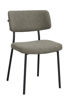 Bild på HERBSTER Stol grönt tyg/svarta metallben