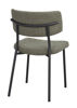 Bild på HERBSTER Stol grönt tyg/svarta metallben