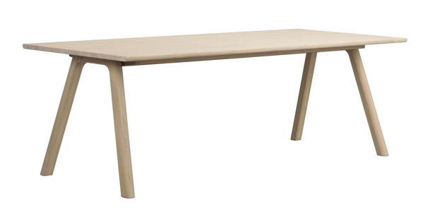 Bild på CLAPPERTON Matbord 220x95 vitpigmenterad ek